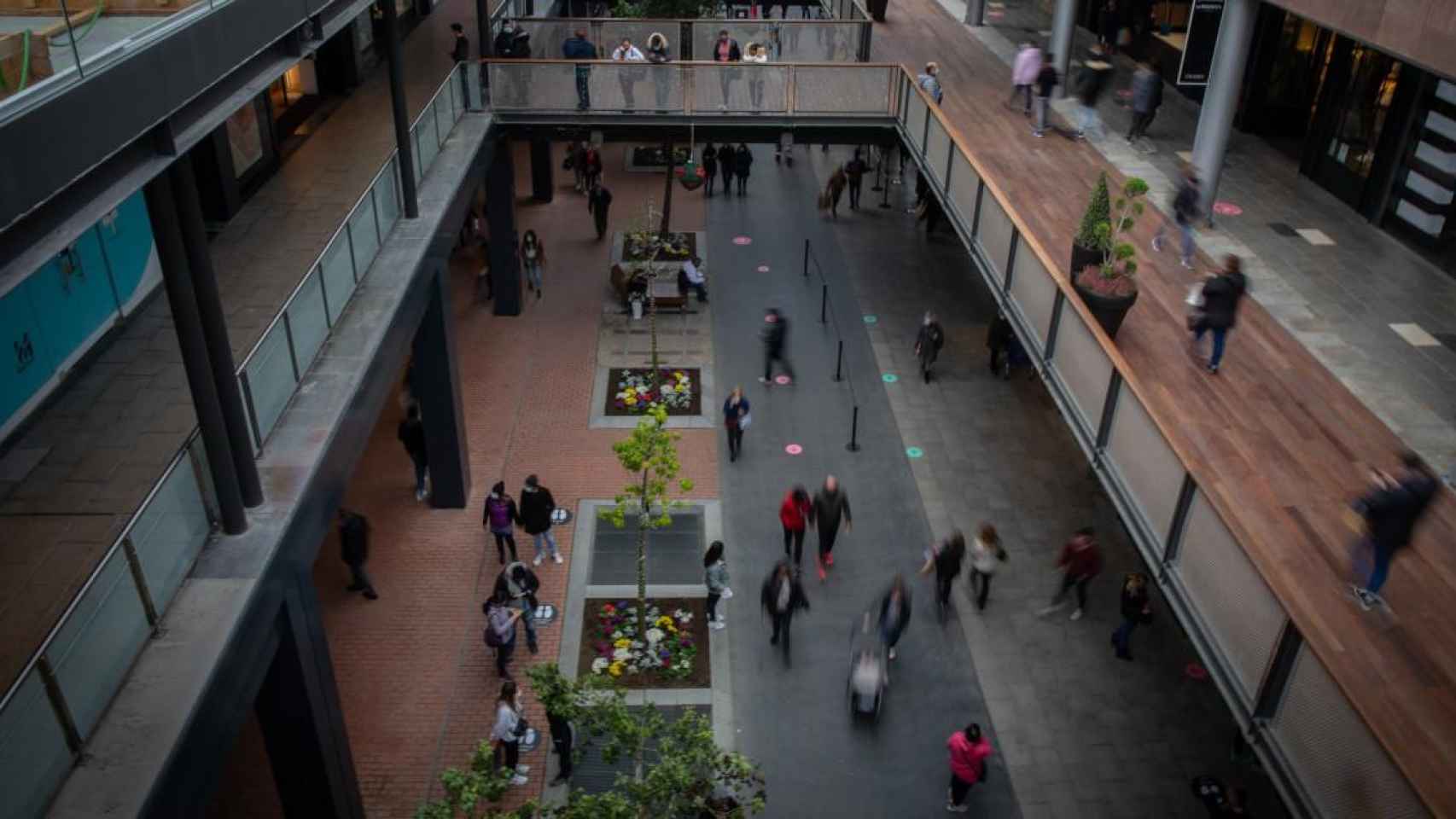 El centro comercial La Maquinista, el pasado mes de diciembre con el aforo reducido en Cataluña / EUROPA PRESS