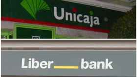 Las sucursales Unicaja y Liberbank