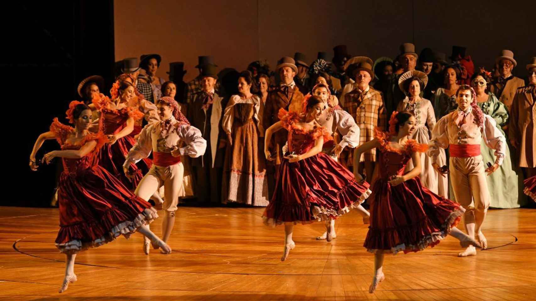 Imagen de una representación de 'Doña Francisquita' en el Liceu / CA. BOFILL