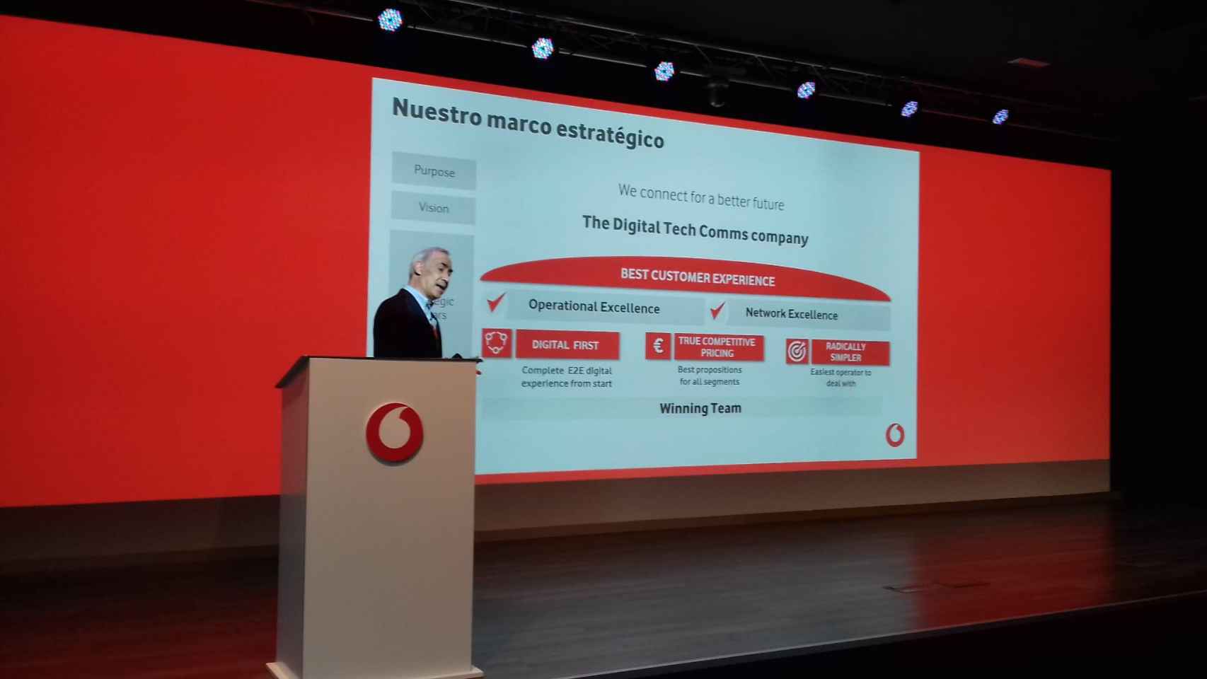 Antonio Coimbra, CEO de Vodafone España, apuesta por las series para su plataforma televisiva / LUIS M. GARCÍA
