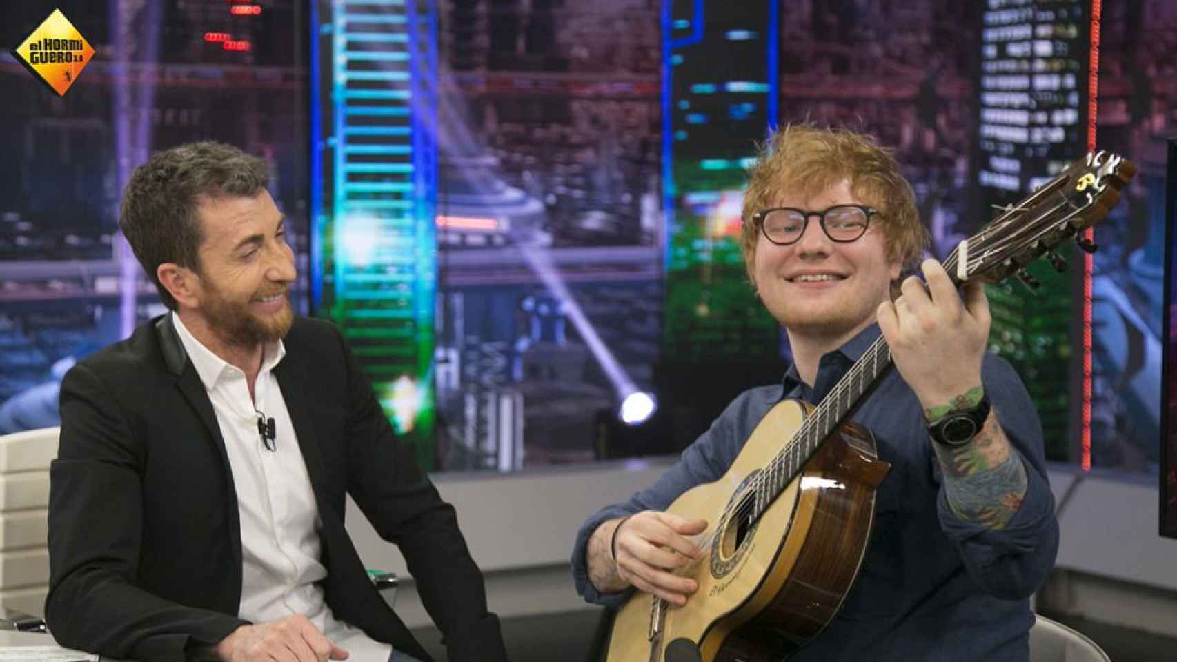 Ed Sheeran durante su visita a 'El Hormiguero' / CD