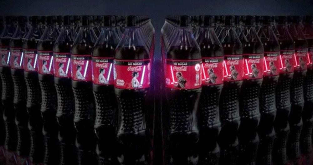Botellas de Coca Cola de la edición limita de Star Wars