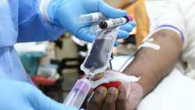 Un sanitario realiza una transfusión de sangre a un paciente / PIXABAY
