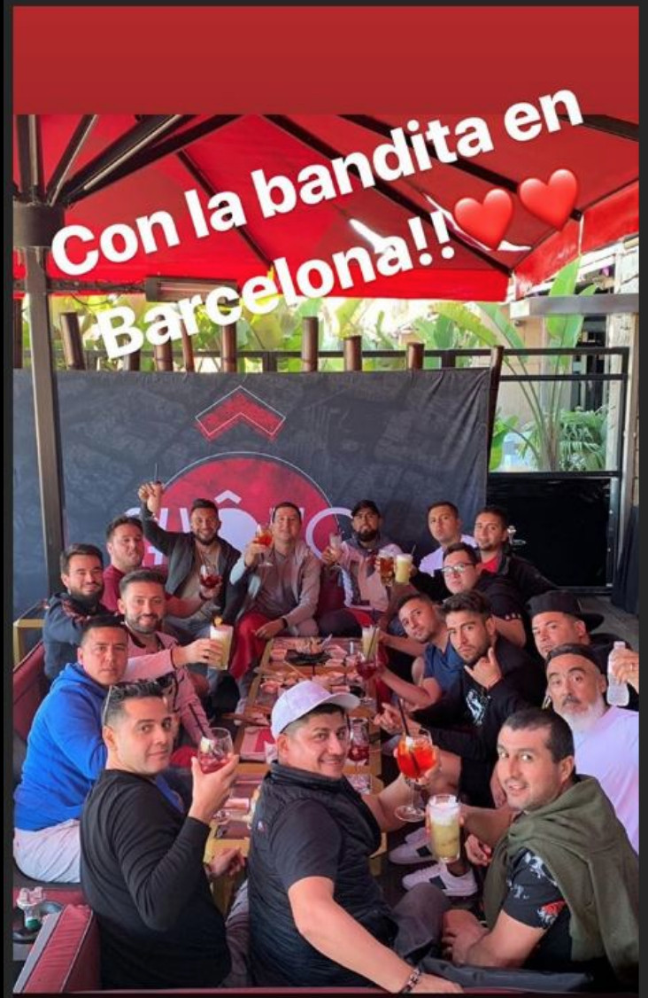 Arturo Vidal celebró su cumpleaños con sus amigos