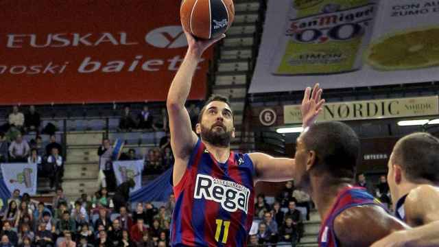 Juan Carlos Navarro en un partido del Barça de basket / EFE