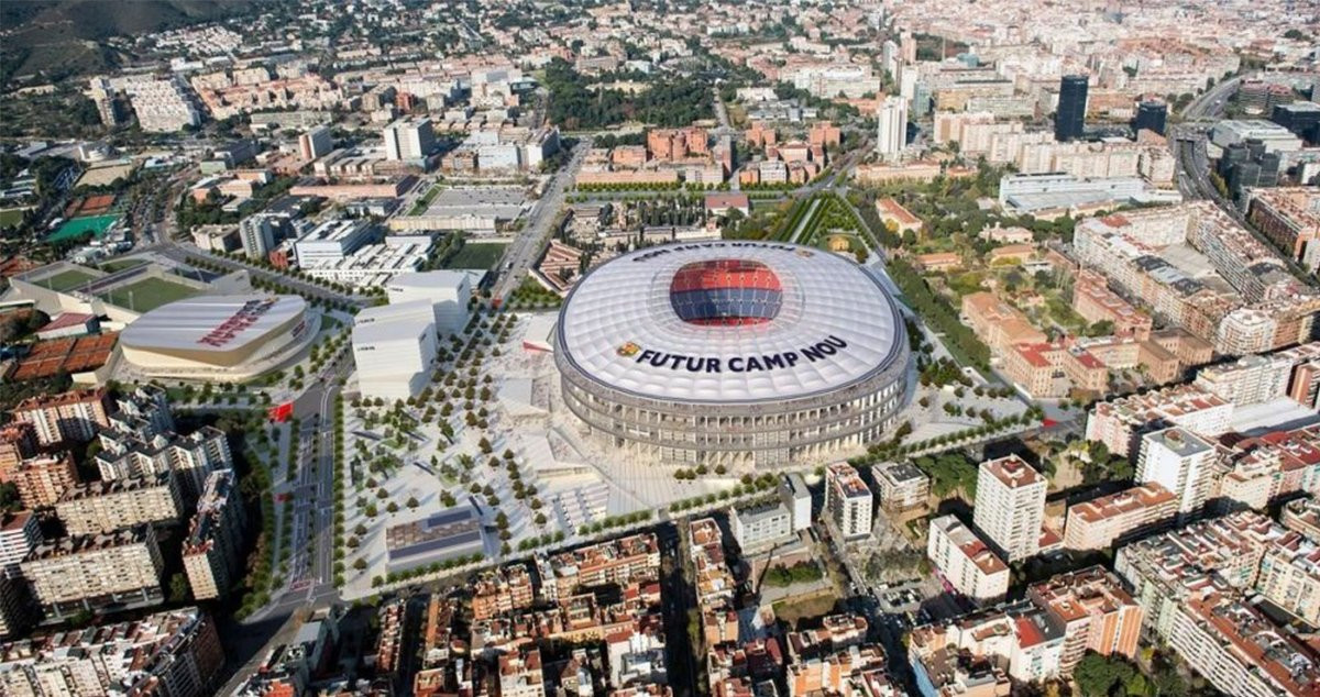 La maqueta del Espai Barça de Bartomeu que quiere modificar Laporta / FCB