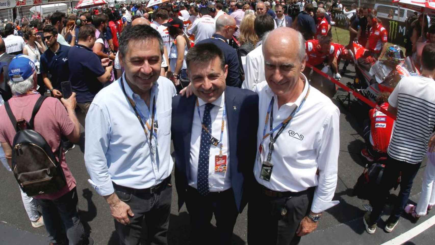 Josep Maria Bartomeu en el Circuit de Catalunya / EFE