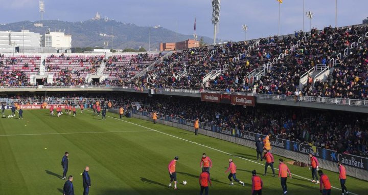 Entreno del Barça a puertas abiertas en el Miniestadi/ FCB