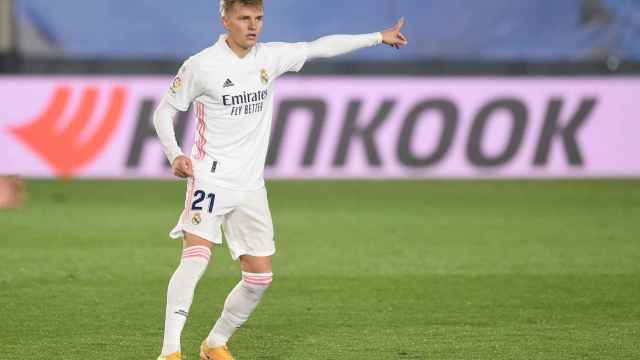 Martin Odegaard con el Real Madrid / EFE