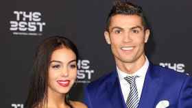 Una foto de Cristiano Ronaldo y Georgina Rodríguez en la gala The Best / EFE