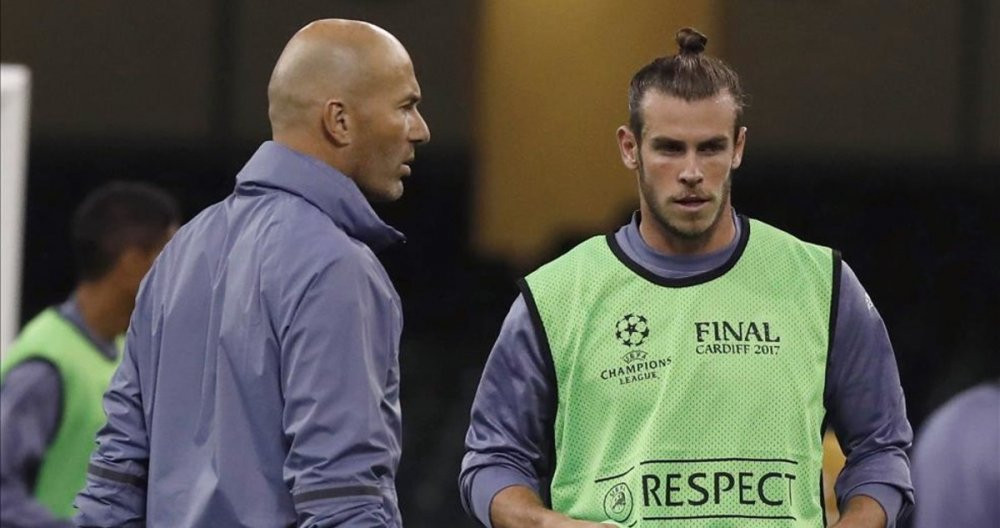 Zinedine Zidane y Gareth Bale /REDES
