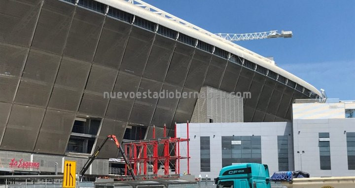 Una imagen de las obras del Santiago Bernabéu / Nuevo Estadio Bernabéu