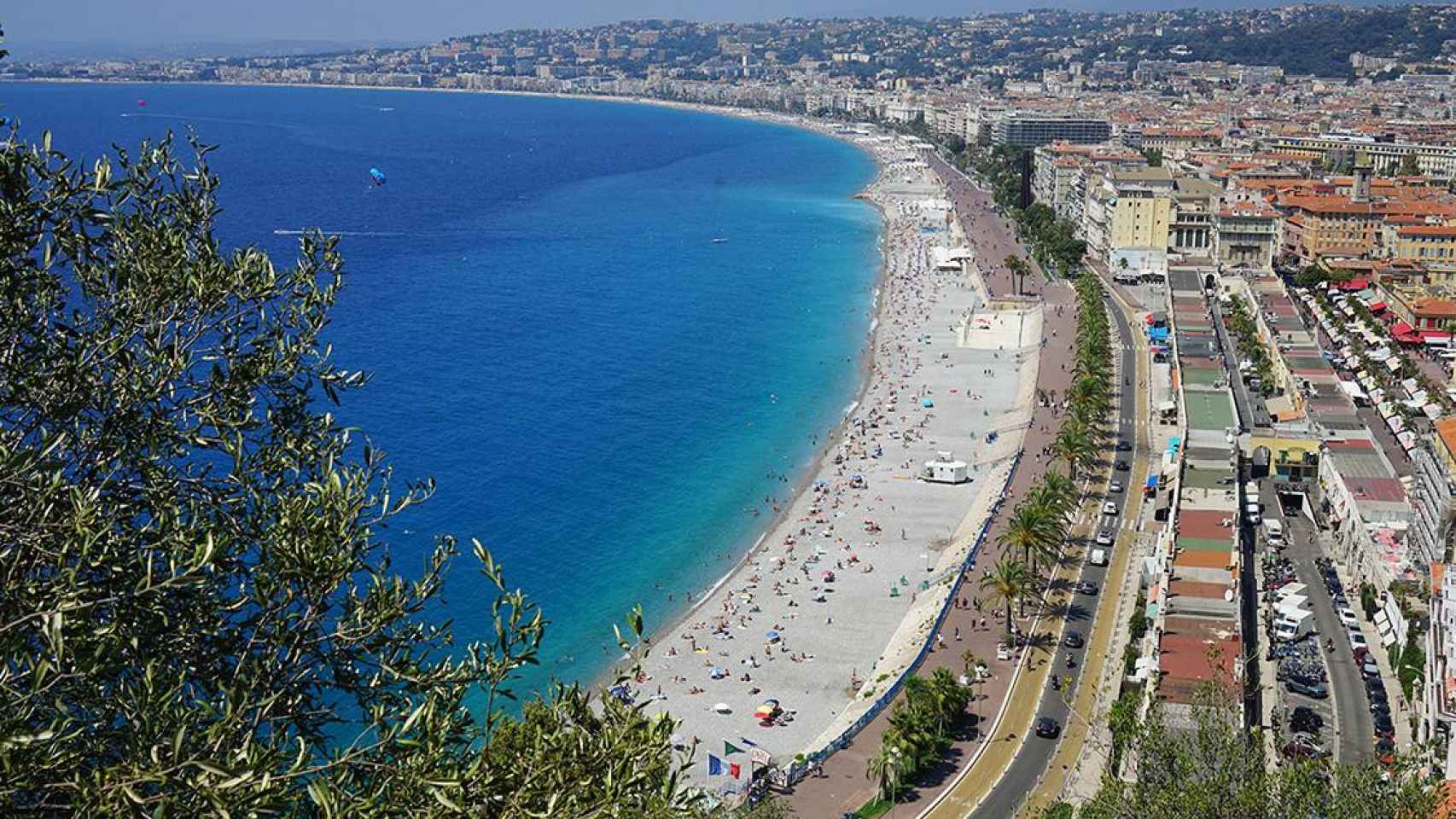 Vista de la Promenade des Anglais, en Niza / YOLANDA CARDO