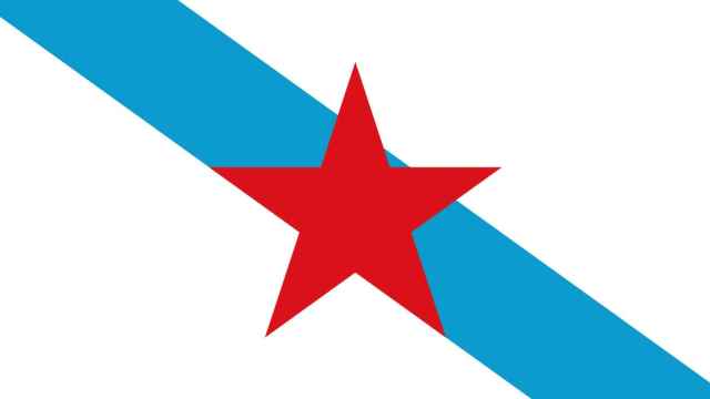Bandera de Galicia de los nacionalistas de izquierdas