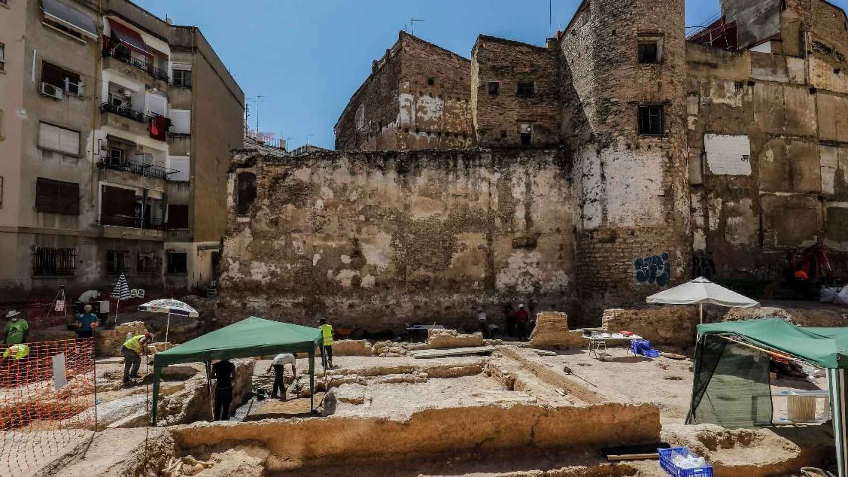 Excavaciones en la muralla islámica de Valencia /EP