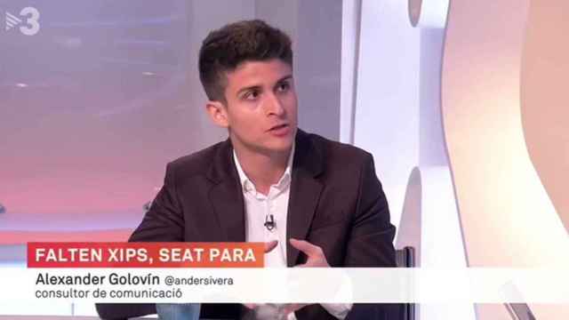 Alexander Golovín, polémico fichaje de la Consejería de Investigación y Universidades / TV3