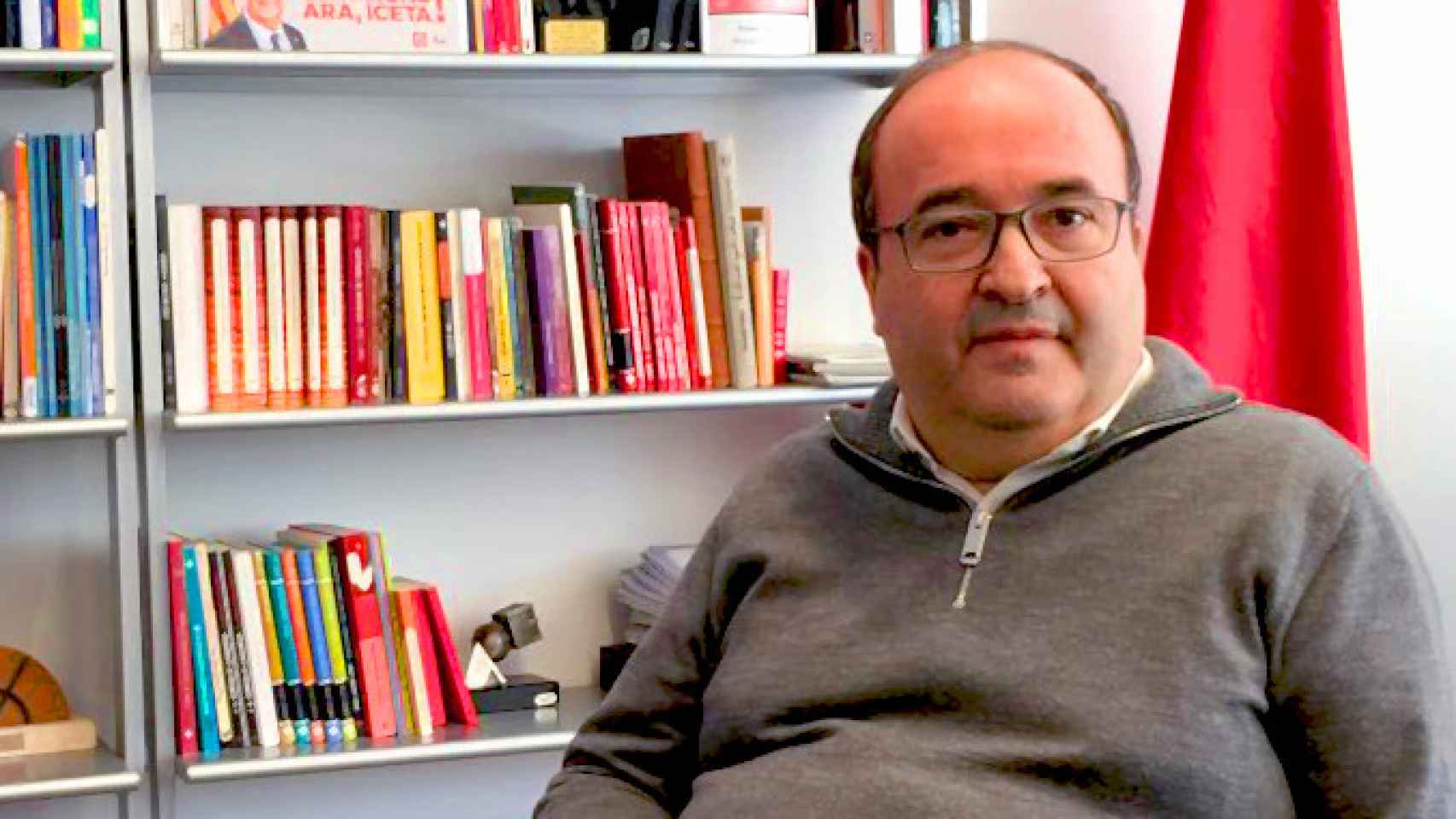 Miquel Iceta, primer secretario del PSC, en la entrevista con Crónica Global / CG