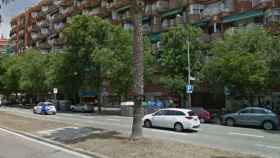 Imagen del Paseo de la Zona Franca de Barcelona, cerca de donde se produjo el accidente / GOOGLE EARTH