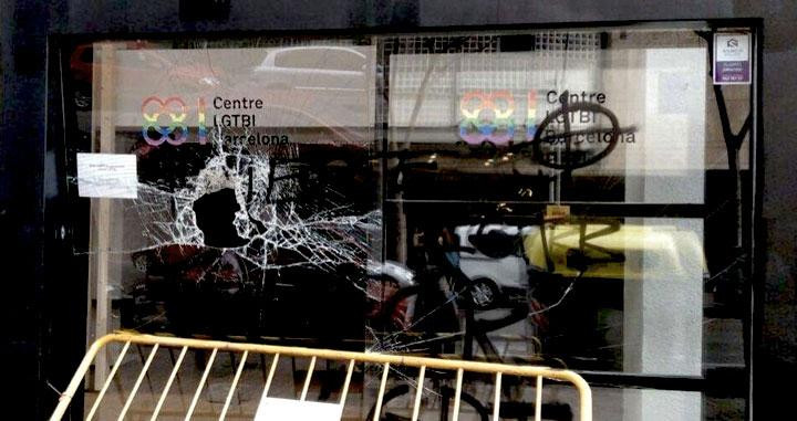 Ataque contra el centro LGTBI de Barcelona / CG