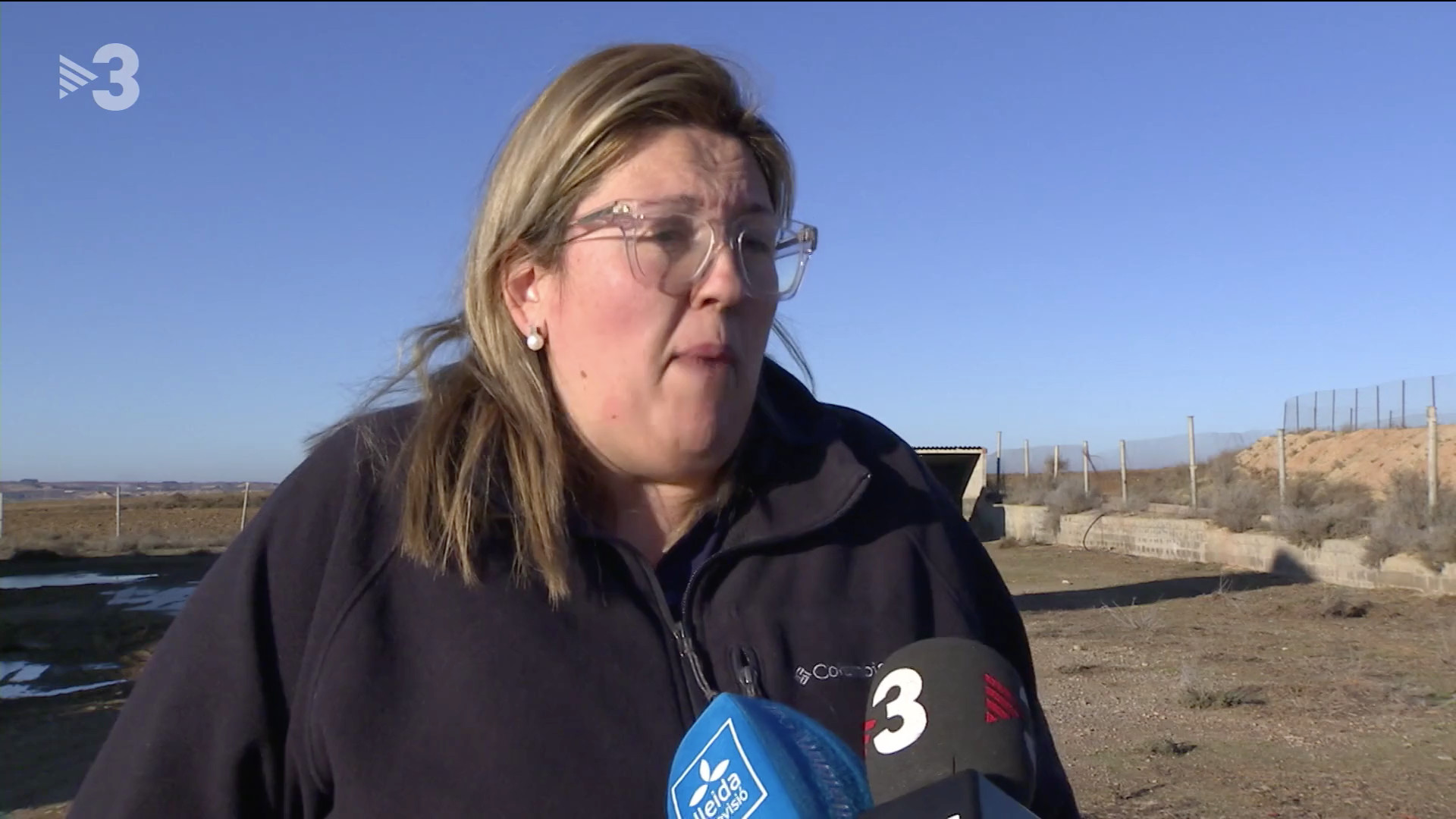Anna Aragonés, dueña de la granja afectada en Soses, Lleida / TV3