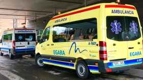 Imagen de un vehículo de transporte sanitario de Ambulancias Egara / Cedida