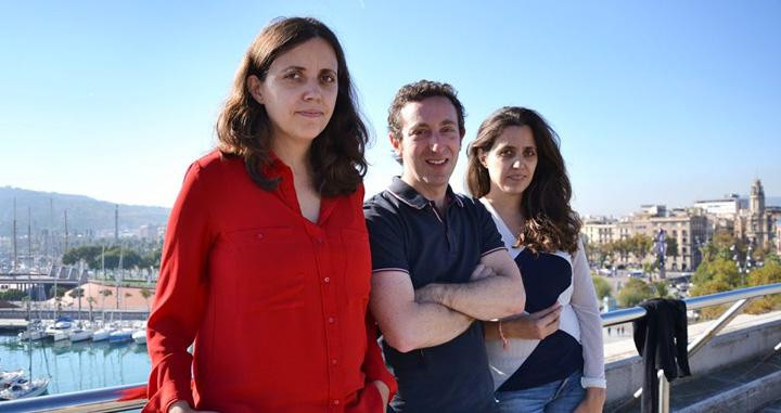 Los fundadores de Tiendeo, Eva Martín,  Jonathan Lemberger y María Martín, en una imagen de archivo / CG
