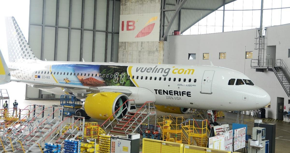 Avión de Vueling con la imagen de Tenerife / EP