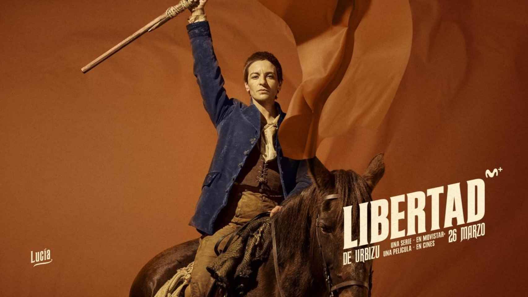 Cartel promocional de la nueva serie de Enrique Urbizu, 'Libertad' / MOVISTAR+