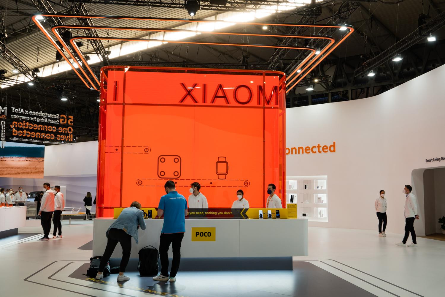Stand de Xiaomi en el Mobile World Congress / LUIS MIGUEL AÑÓN (CG)