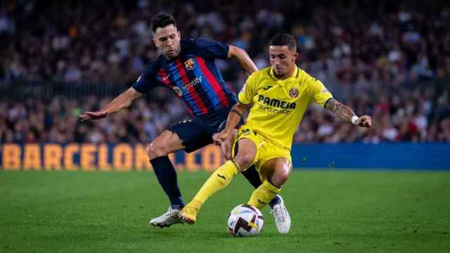 Jordi Alba, contra el Villarreal   FCB