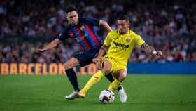 Jordi Alba, contra el Villarreal   FCB