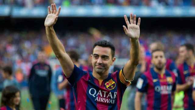 Seis años del último partido de Xavi con la camiseta del Barça / EFE