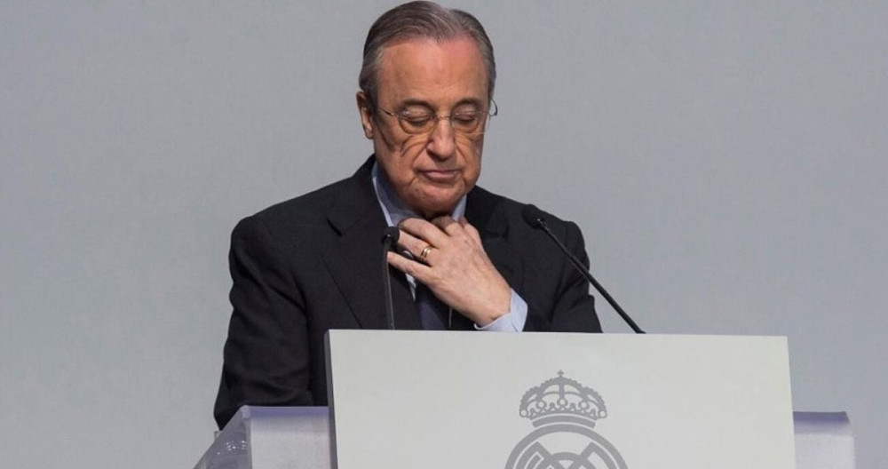 Florentino Pérez, durante una Asamblea de Socios del Real Madrid / EFE
