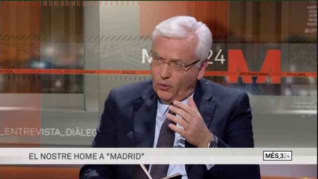 El canal informativo 324 entrevista al delegado de la Generalitat en Madrid, Ferran Mascarell