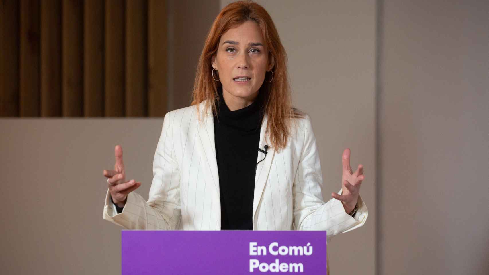 La candidata de En Comú Podem a la Presidencia de la Generalitat de Catalunya, Jéssica Albiach / EUROPA PRESS