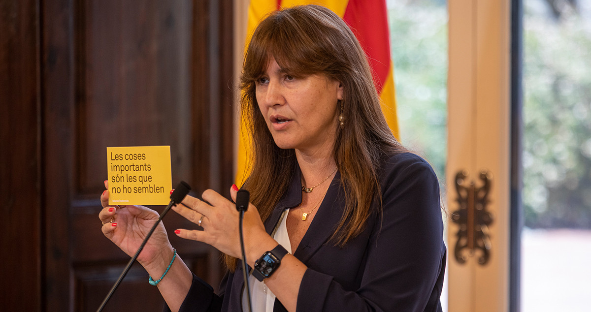 Laura Borràs, expresidenta del Parlament / LORENA SOPENA - EUROPA PRESS