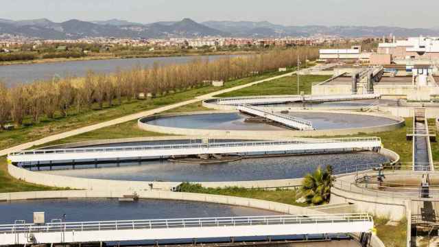 Imagen de una estación depuradora de agua en la conurbación de Barcelona / Cedida