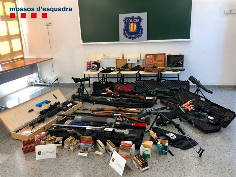 Armas del francotirador de Terrassa contra Pedro Sánchez