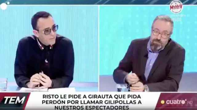 Risto Mejide y Juan Carlos Girauta, en el programa 'Todo es mentira' / CUATRO