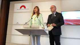 Laura Borràs y Eduard Pujol, dirigentes de Junts per Catalunya / CG