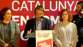 Comparecencia de Doménech (Catalunya en Comú Podem) tras los resultados de las elecciones / CG