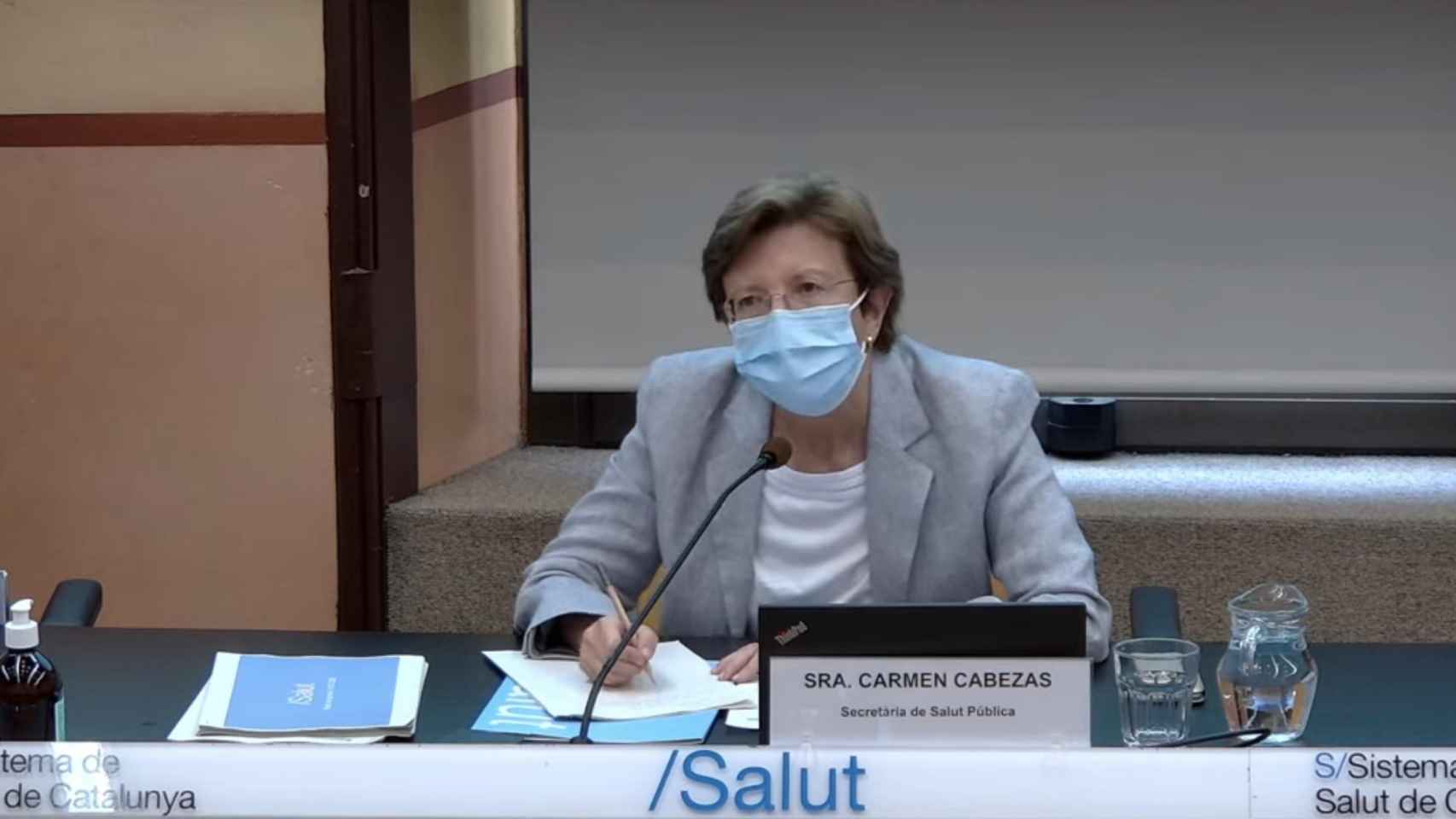 La secretaria de Salut Pública, Carmen Cabezas/ CG (SALUT)