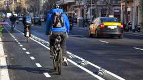 Carril bici en Barcelona / ZICLA