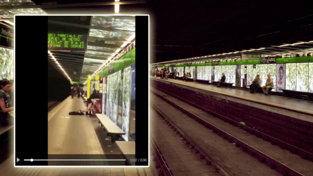 Vídeo de una pareja teniendo sexo en la estación de metro de Barcelona, Liceu / CG