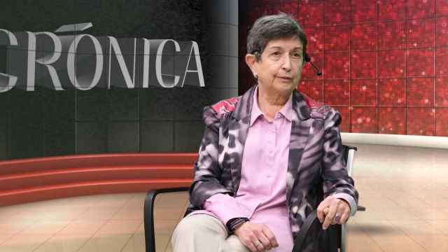 Teresa Cunillera en las instalaciones de Crónica Global / CG