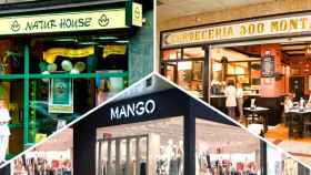 Tres de las franquicias españolas con más éxito: Mango, 100 Montaditos y Naturhouse.