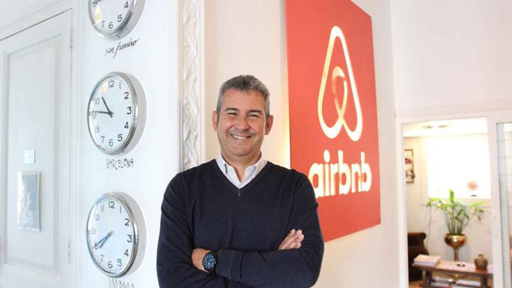 Arnau Muñoz, director general de Airbnb en España.