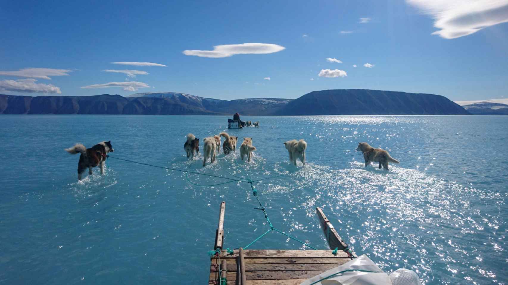 La foto de Groenlandia que muestra cómo se funden los polos