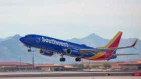 Una foto de archivo de un avión de la compañía Southwest