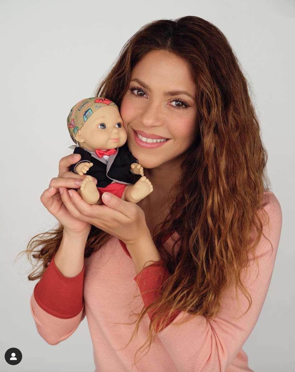 Shakira con su baby pelón